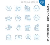 discount related icons.... | Shutterstock .eps vector #1892043352