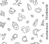 Seamless Pattern With Baby...