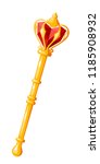 Royal Scepter On A White...