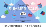 sale discount background for... | Shutterstock .eps vector #457470868