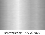 brushed metal texture. vector... | Shutterstock .eps vector #777707092