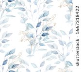 watercolor seamless pattern... | Shutterstock . vector #1667318422