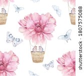 watercolor seamless pattern.... | Shutterstock . vector #1807575088
