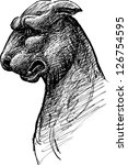 head of griffin | Shutterstock .eps vector #126754595