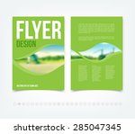 abstract green vector modern... | Shutterstock .eps vector #285047345