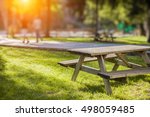 Picnic Table In Park
