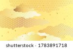 golden japanese pattern... | Shutterstock .eps vector #1783891718