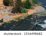 Aerial View Of River With...
