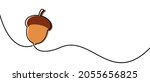 single continuous line drawn... | Shutterstock .eps vector #2055656825