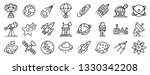 space research technology icons ... | Shutterstock .eps vector #1330342208