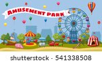 Amusement Park Landscape...