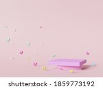 3d mock up scene with colorful... | Shutterstock . vector #1859773192
