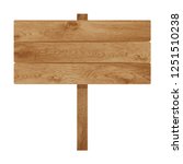 old wooden banner sign or... | Shutterstock .eps vector #1251510238
