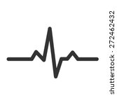 Heart Beat Monitor Pulse Line...