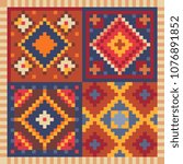 Turkish Carpet Oriental Pattern Pixel Art Icon Isolated Vector Illustration 8 Bit Turkish Carpet Oriental Pattern Pixel Art Icon Isolated Vector Illustration 8 Bit