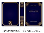 standard book cover and spine... | Shutterstock .eps vector #1773136412