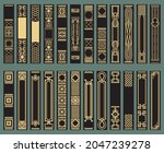 extensive collection of book... | Shutterstock .eps vector #2047239278