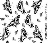 Seamless Pattern Of Flying...