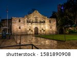 View Of The Alamo Mission In...