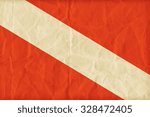 Small photo of Barotseland flag pattern on paper texture,retro vintage style