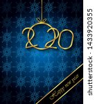 2020 happy new year background... | Shutterstock .eps vector #1433920355
