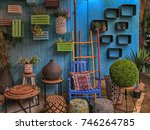 Vintage Colorful Furniture And...