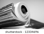 rolled up magazine | Shutterstock . vector #12334696