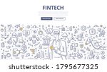 fintech and finance management... | Shutterstock .eps vector #1795677325