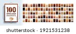 100 coffee and cacao gradients... | Shutterstock .eps vector #1921531238