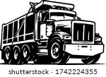 Dump Truck Vector Illustration...
