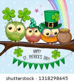 St Patricks Greeting Card With...