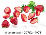 Strawberries and sliced...