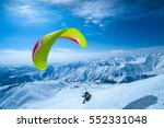 Paragliding. Winter In Greater...