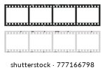 Film strip template with frames ...