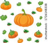 Seamless Pattern With Pumpkins...
