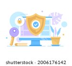 cybersecurity  computer... | Shutterstock .eps vector #2006176142
