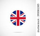 United Kingdom Flag Round Icon. ...
