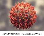 Microscopic View Coronavirus...