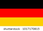 the flag of germany in red... | Shutterstock . vector #1017170815