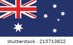 flag of australia | Shutterstock .eps vector #215713822