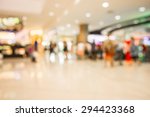 shopping mall blurred background | Shutterstock . vector #294423368