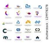 business icons set   isolated... | Shutterstock .eps vector #129978278