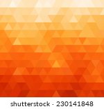 abstract orange geometric... | Shutterstock .eps vector #230141848
