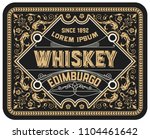 vintage label. suitable for... | Shutterstock .eps vector #1104461642