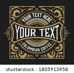 vintage logo or banner layout... | Shutterstock .eps vector #1805913958