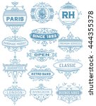 vintage banners. vector layered | Shutterstock .eps vector #444355378