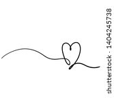 one line drawing   heart....