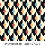 seamless raster abstract... | Shutterstock . vector #209427178