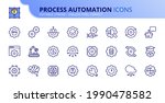 Outline Icons About Process...
