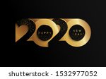 Happy 2020 New Year Golden...
